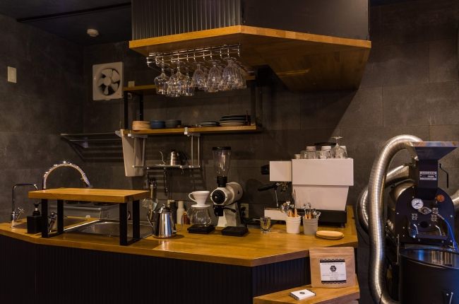 alt.coffee roastersの店内