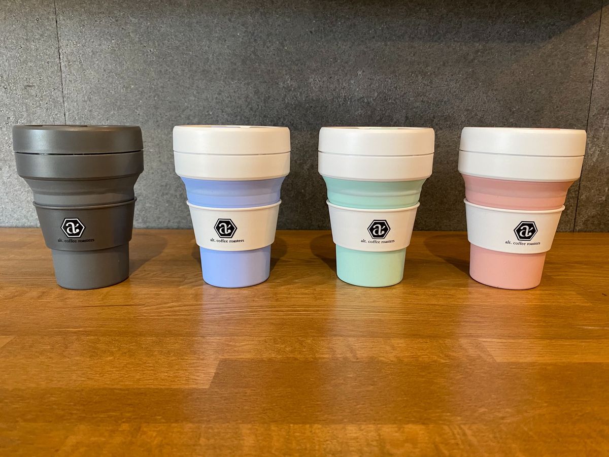 カラフルな折り畳み式タンブラー