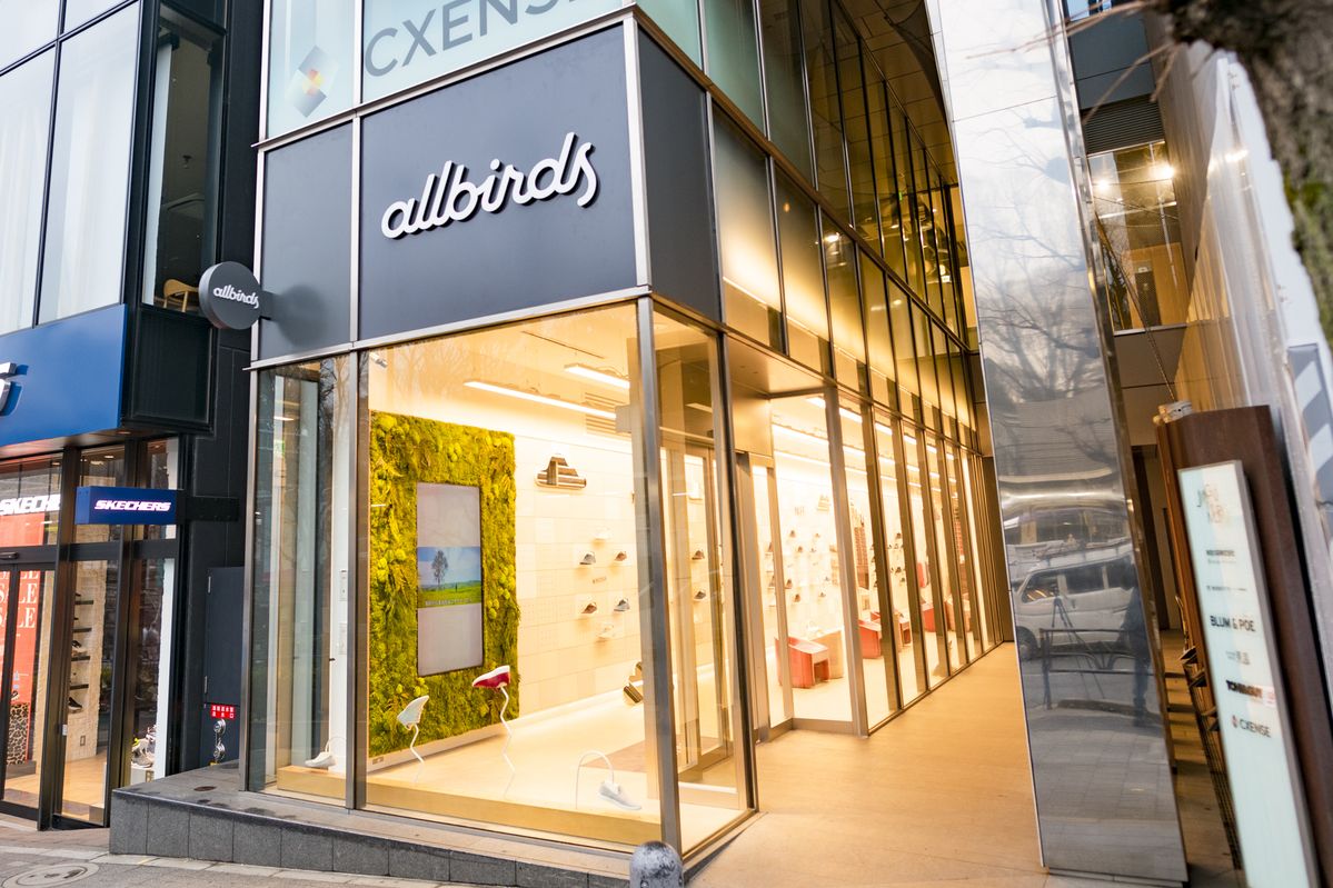 「Allbirds」の原宿店