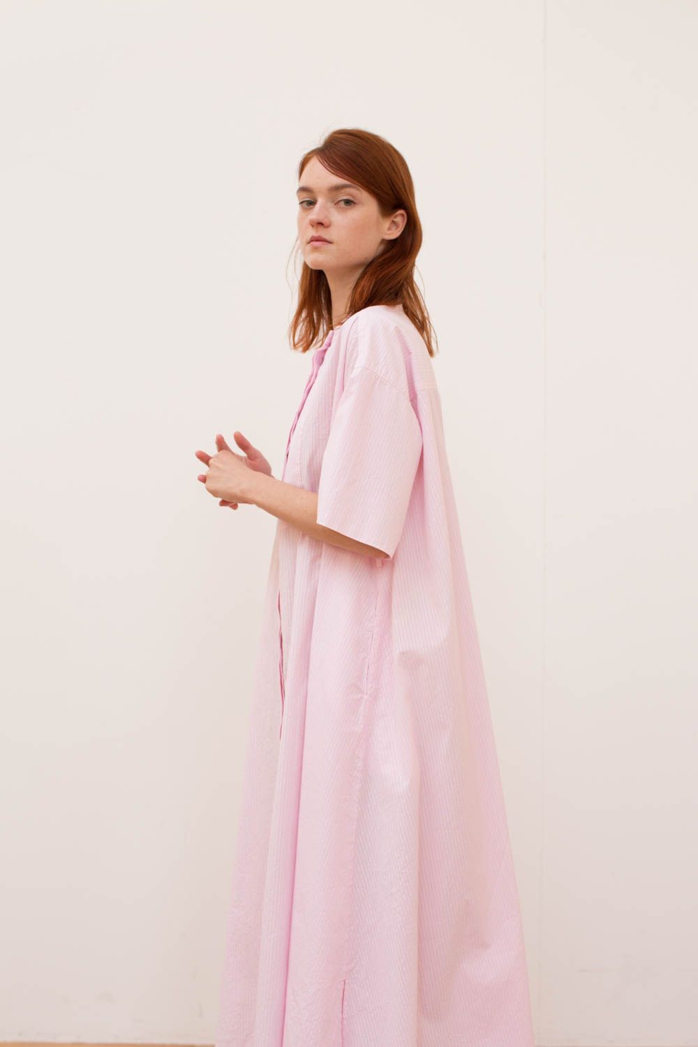 ミネラルダイオーガニック シャツドレス