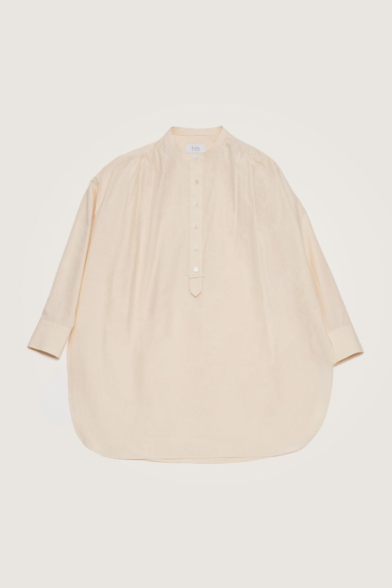 オーガニックコットンタイプライター ビッグシルエットシャツ
