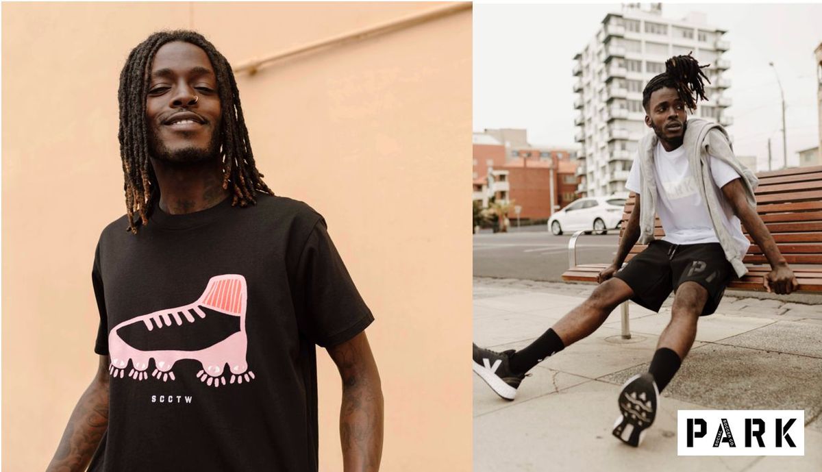 PARK SSCの服を着用したモデル