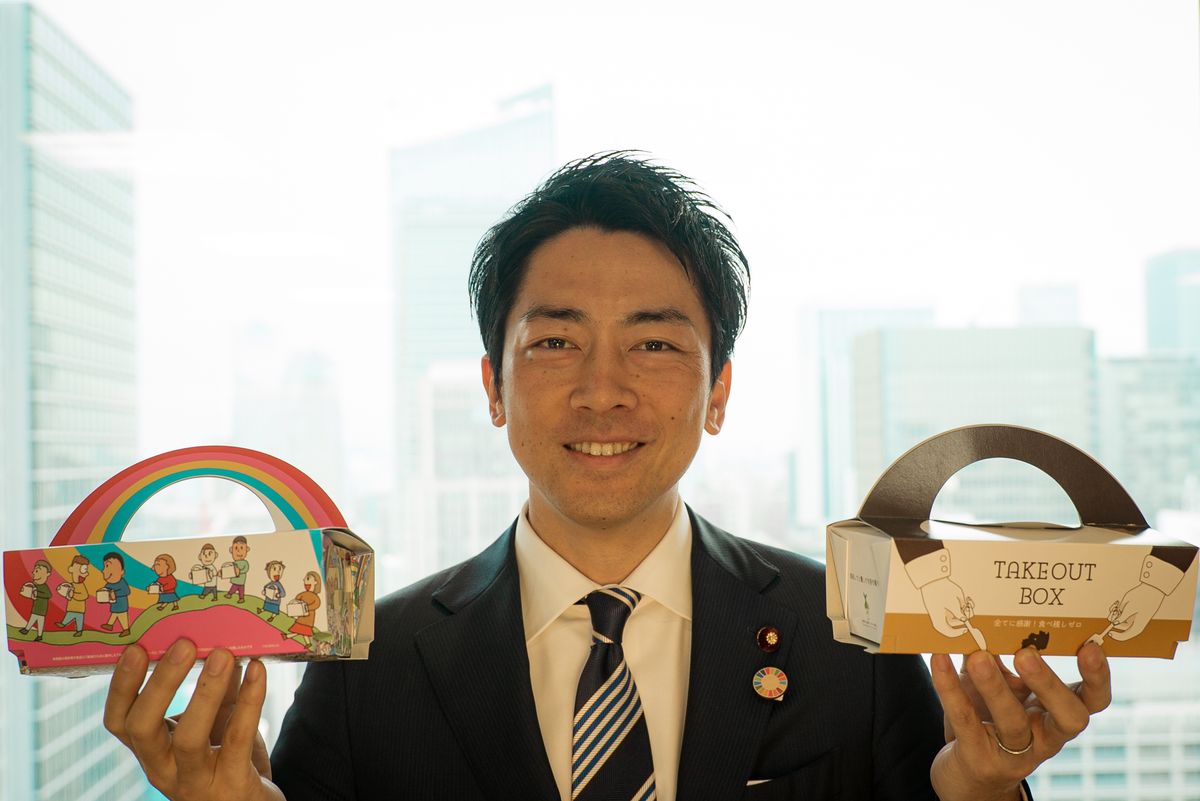 小泉進次郎さんとドギーバッグ