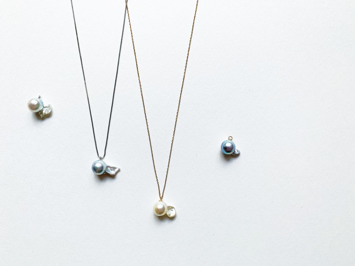 金魚真珠ネックレス