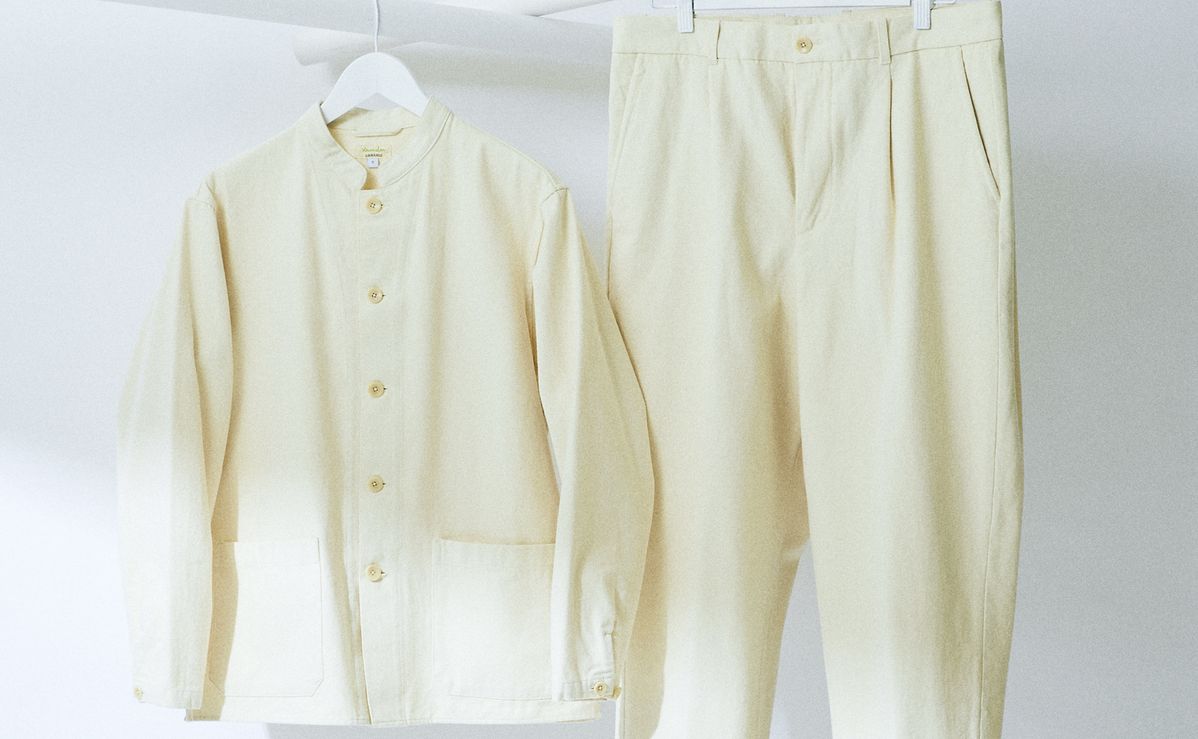 スティーブン アランのバーオールとバギーパンツ