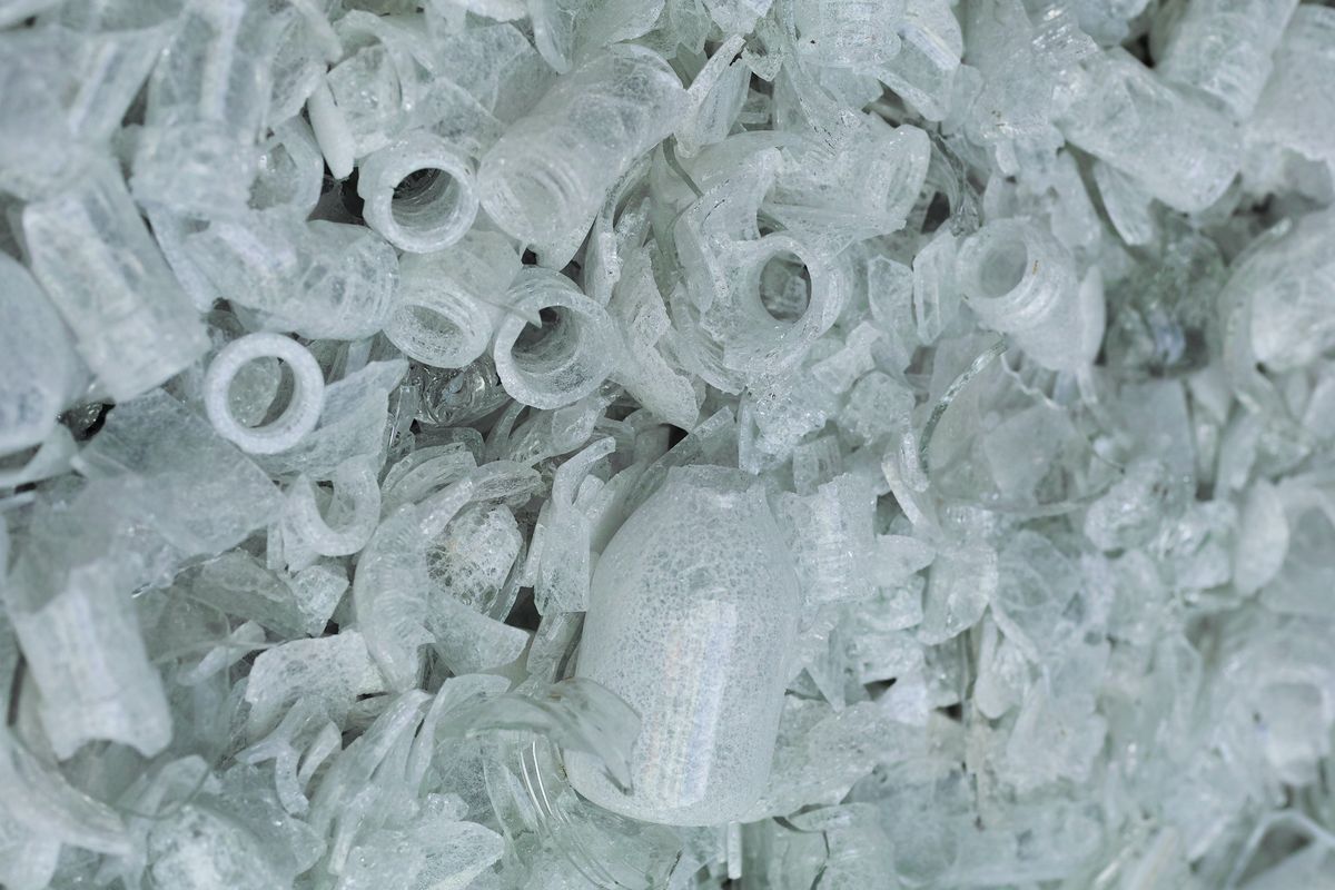 ガラスびん素材