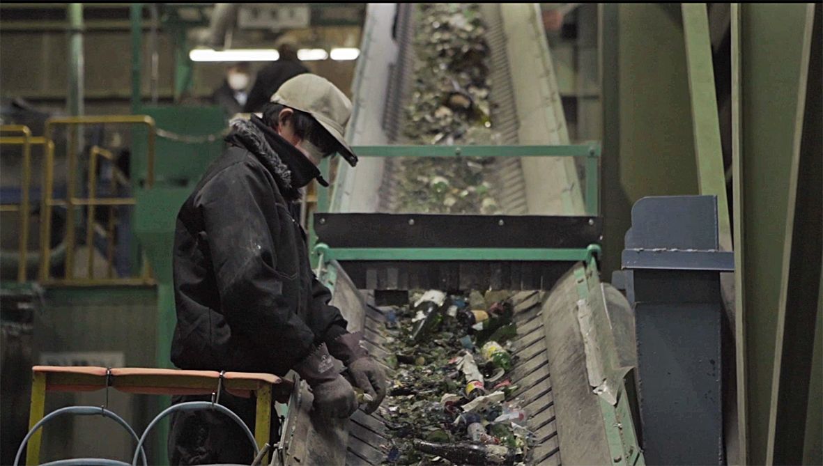 ガラスメーカー内の様子