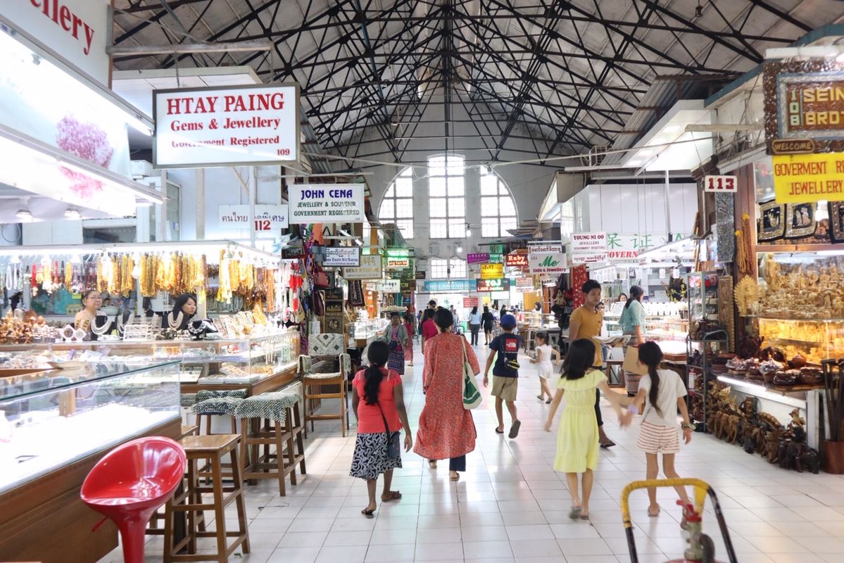 ミャンマーのマーケット