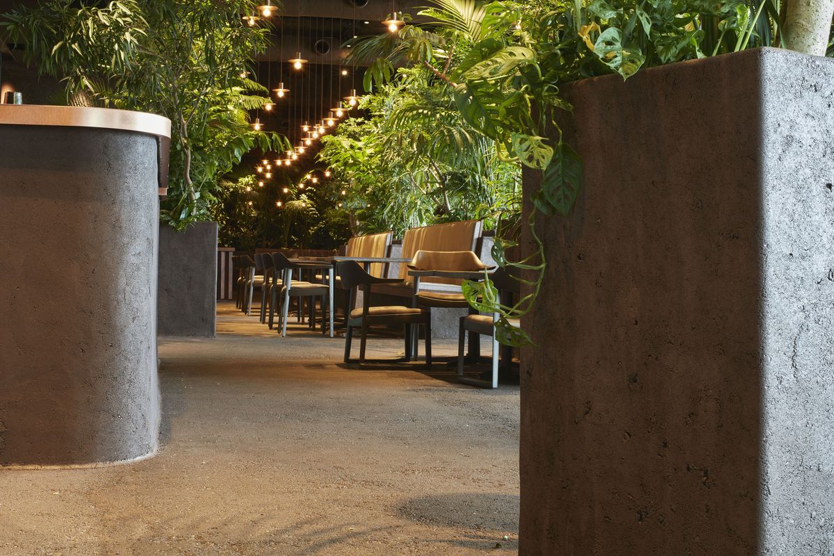 緑に囲まれた空間