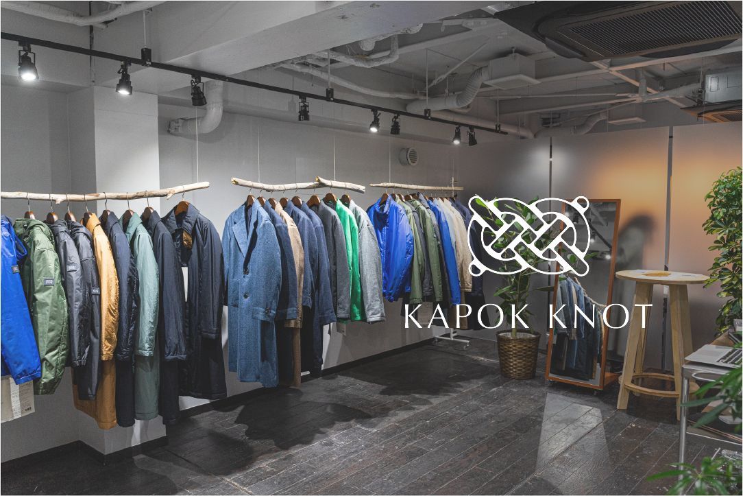 KAPOK KNOTの商品とロゴ