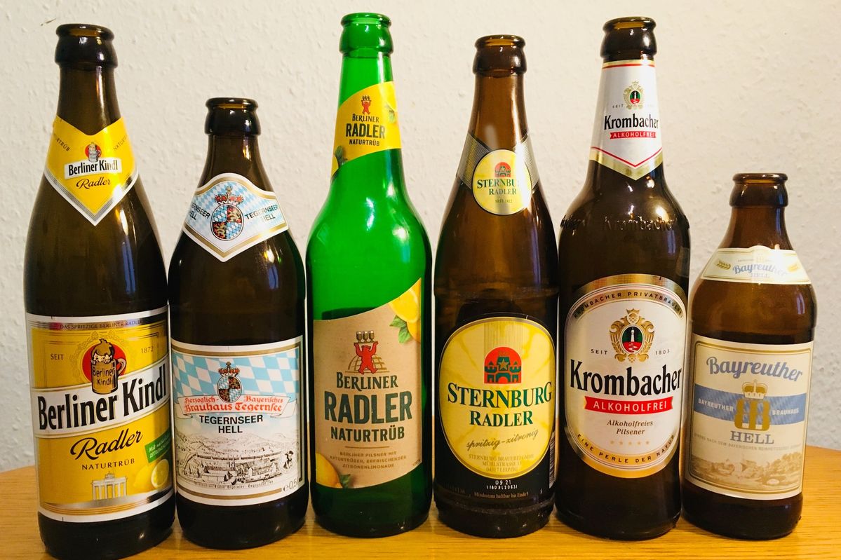 ドイツのビールの空き瓶