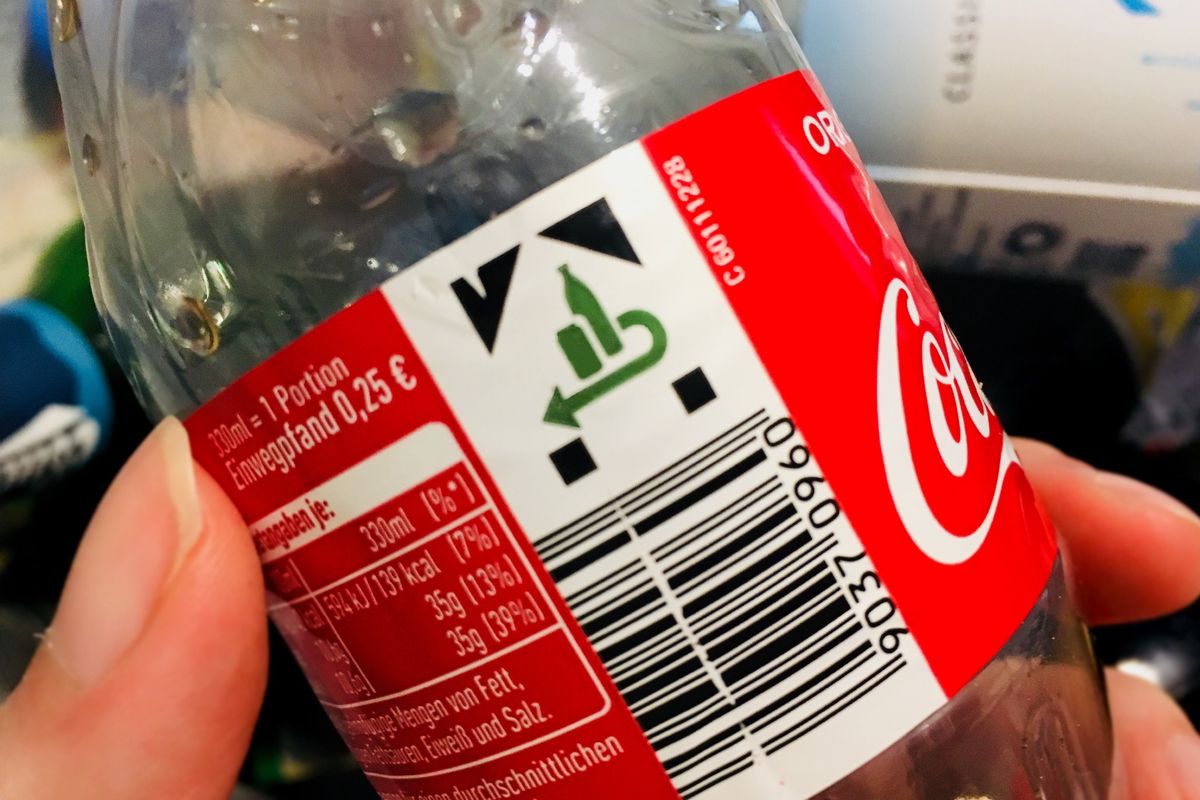 ペットボトルのリサクル可能マーク