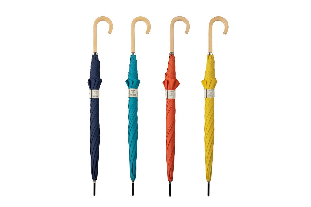 ４色の長傘写真