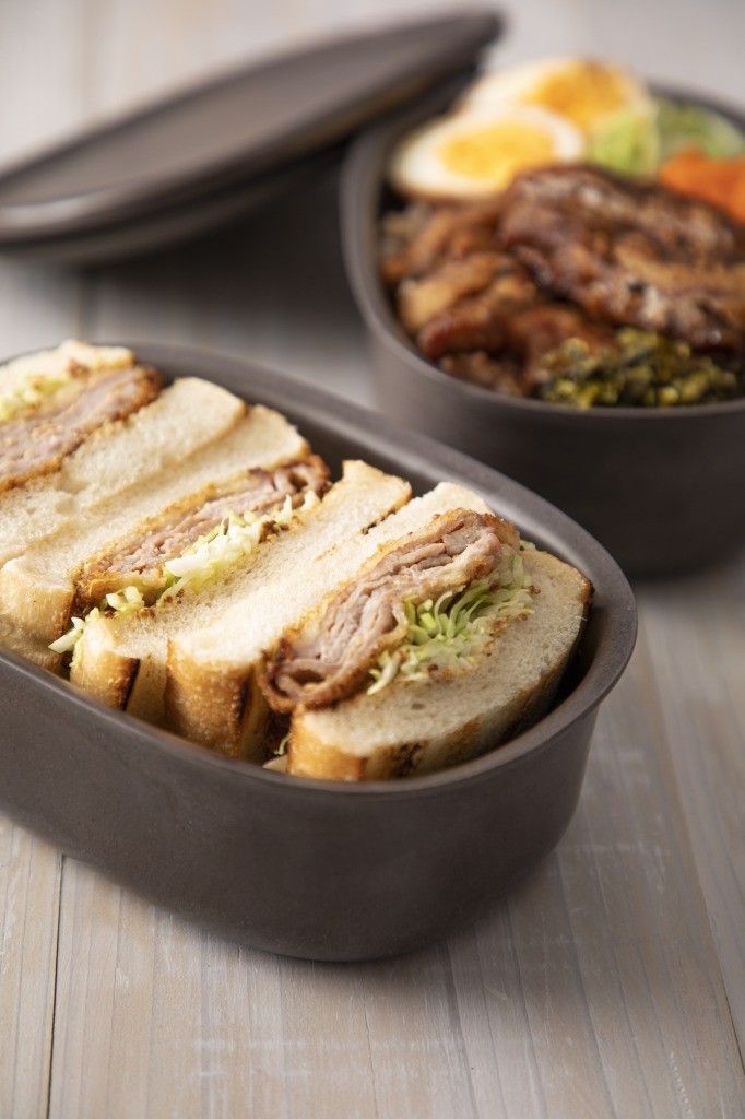 お弁当箱に実際につめた様子