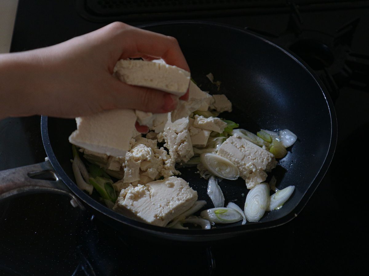 LOVEGを使用した親子丼のつくり方①