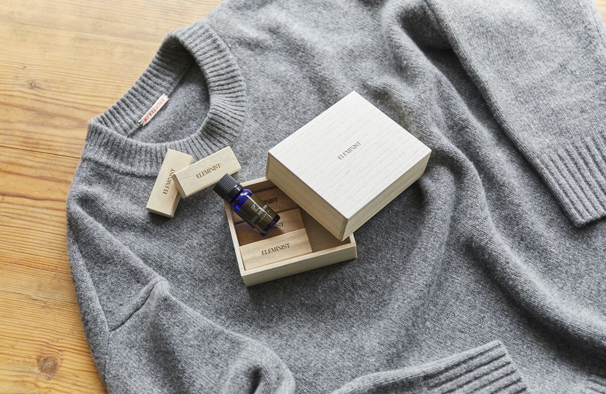 エコブロックとニット