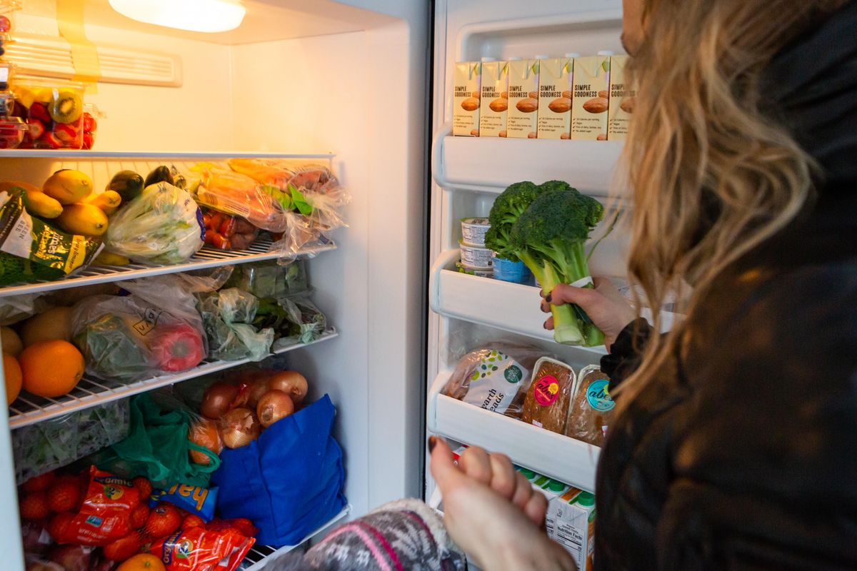 ヴィーガン食で埋められる冷蔵庫のなか