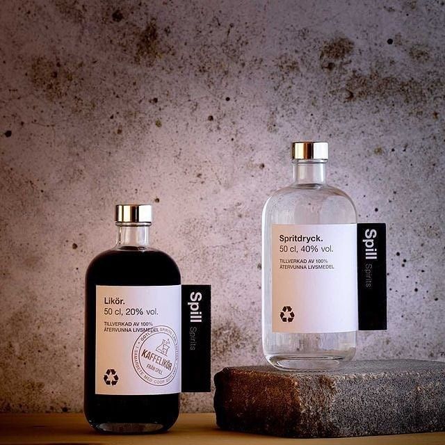 食品廃棄物からできたお酒「SPILL」の商品画像