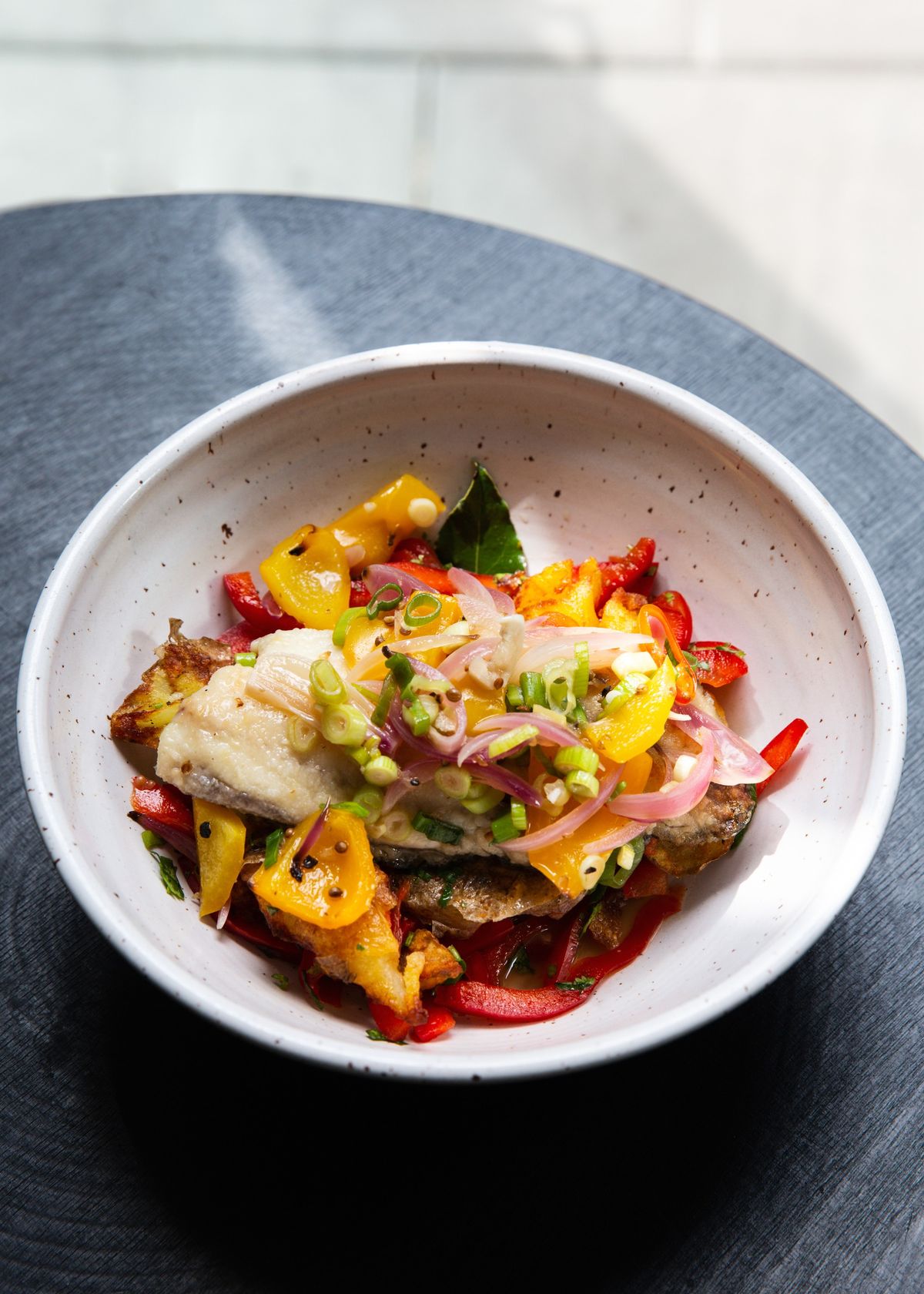 野菜と魚の料理