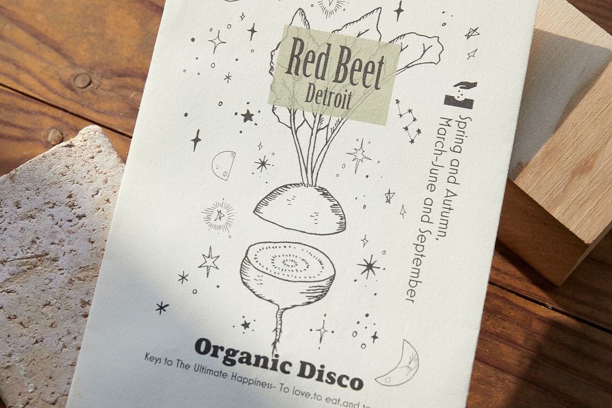 Organic Disco Seed-Red Beet-のパッケージ