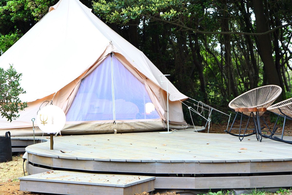 small planet CAMP & GRILLのプレミアムテント