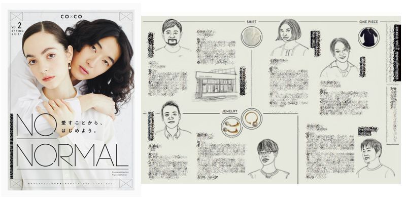 商品に同封されるzine