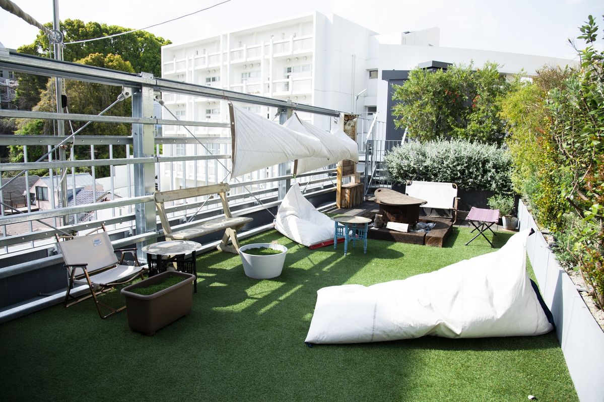 EAT PLAY WORKSの屋上スペース