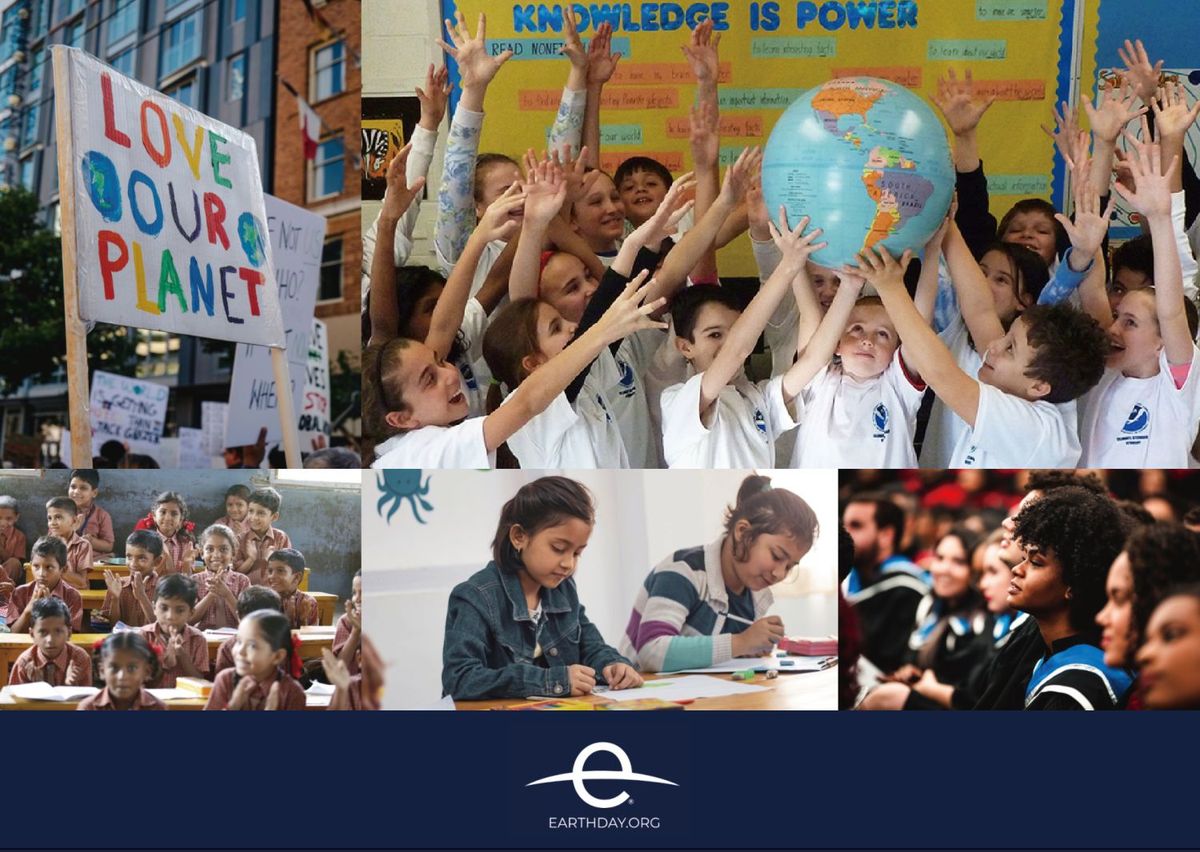 地球について考え学ぶ子どもたち