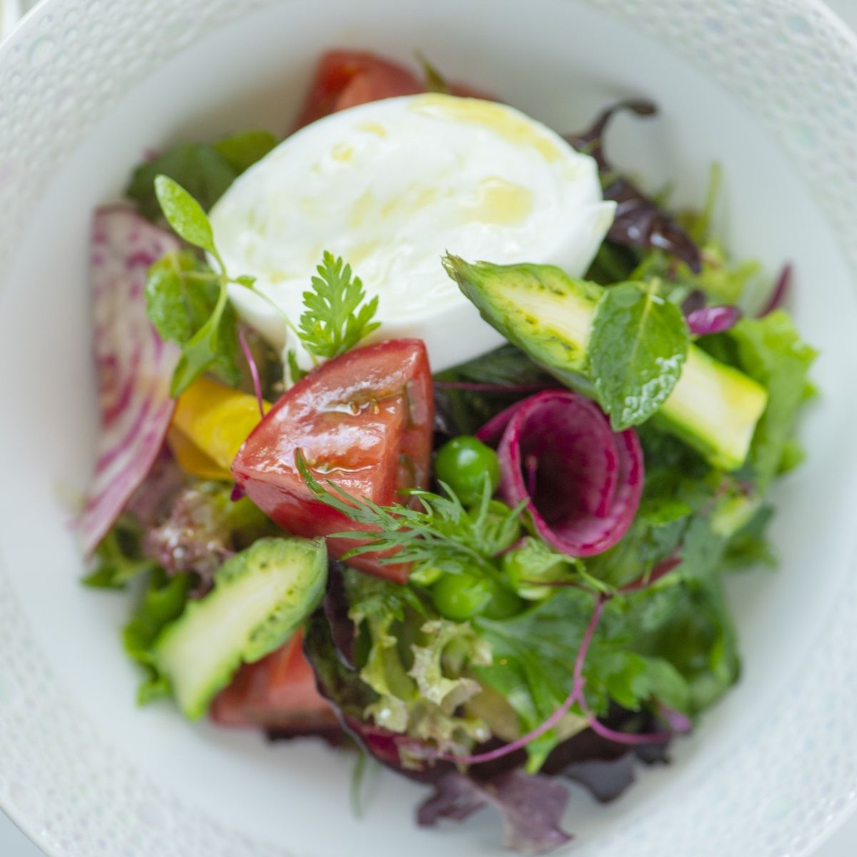 金沢メグリー農園の野菜サラダ