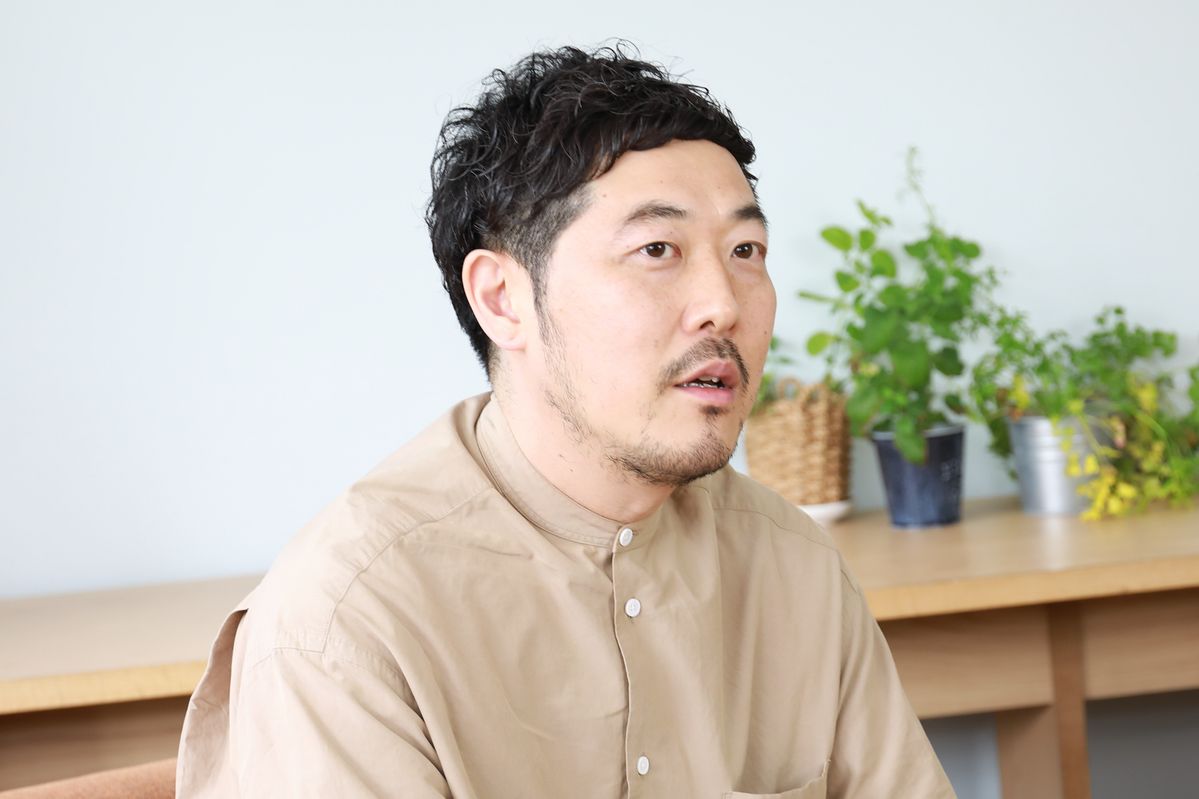 生井祐介氏が話している様子