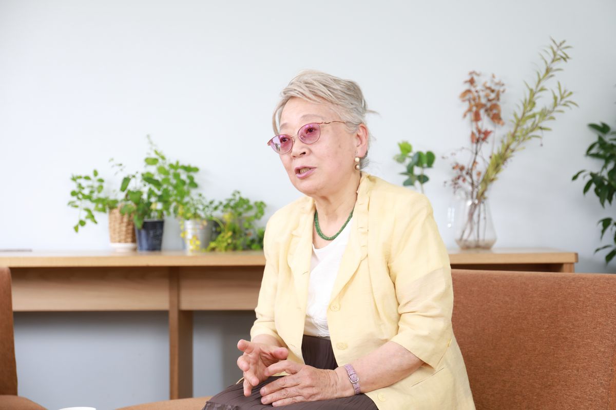 福渡和子氏が話している様子