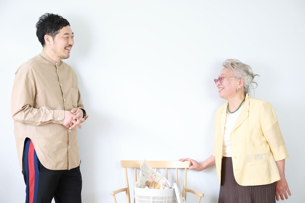 生井祐介氏（左）と福渡和子氏（右）が話している様子