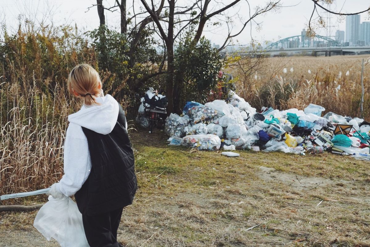 wakana kawahata ごみ拾い