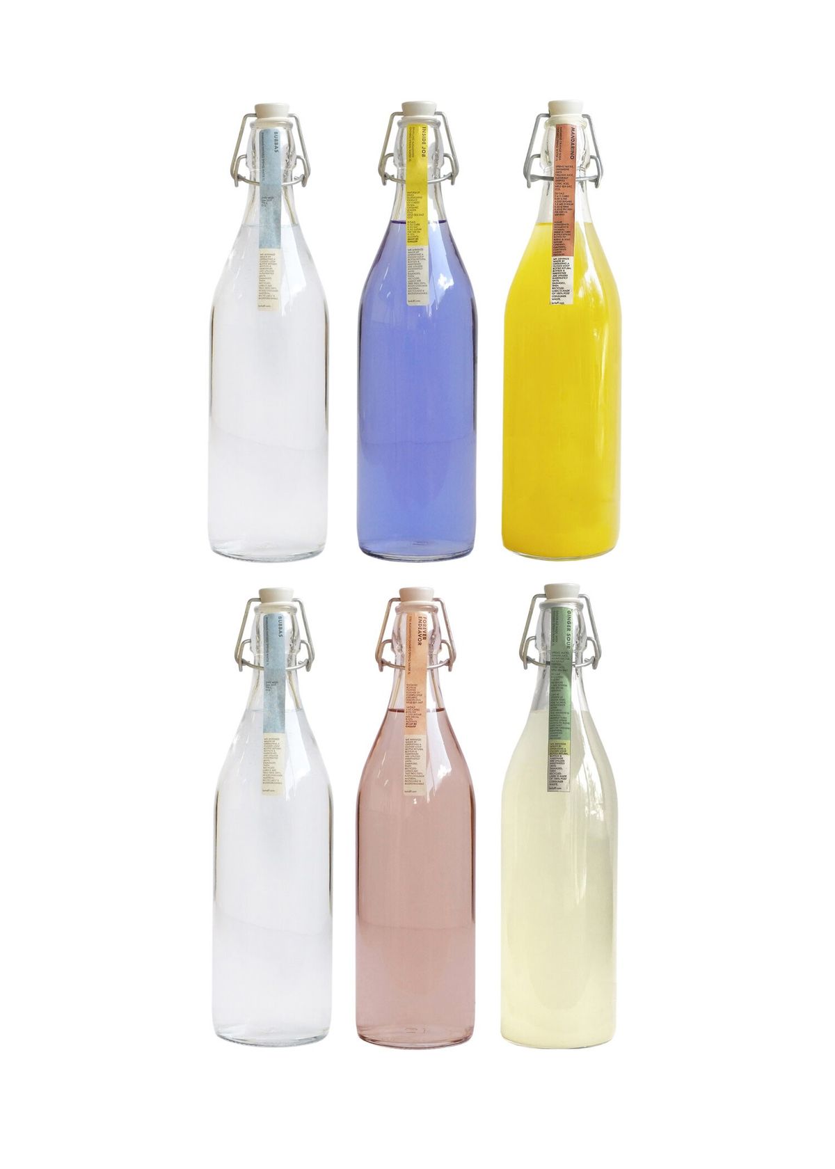 自然由来の成分でフレーバー付された色とりどりの「lark」６種類