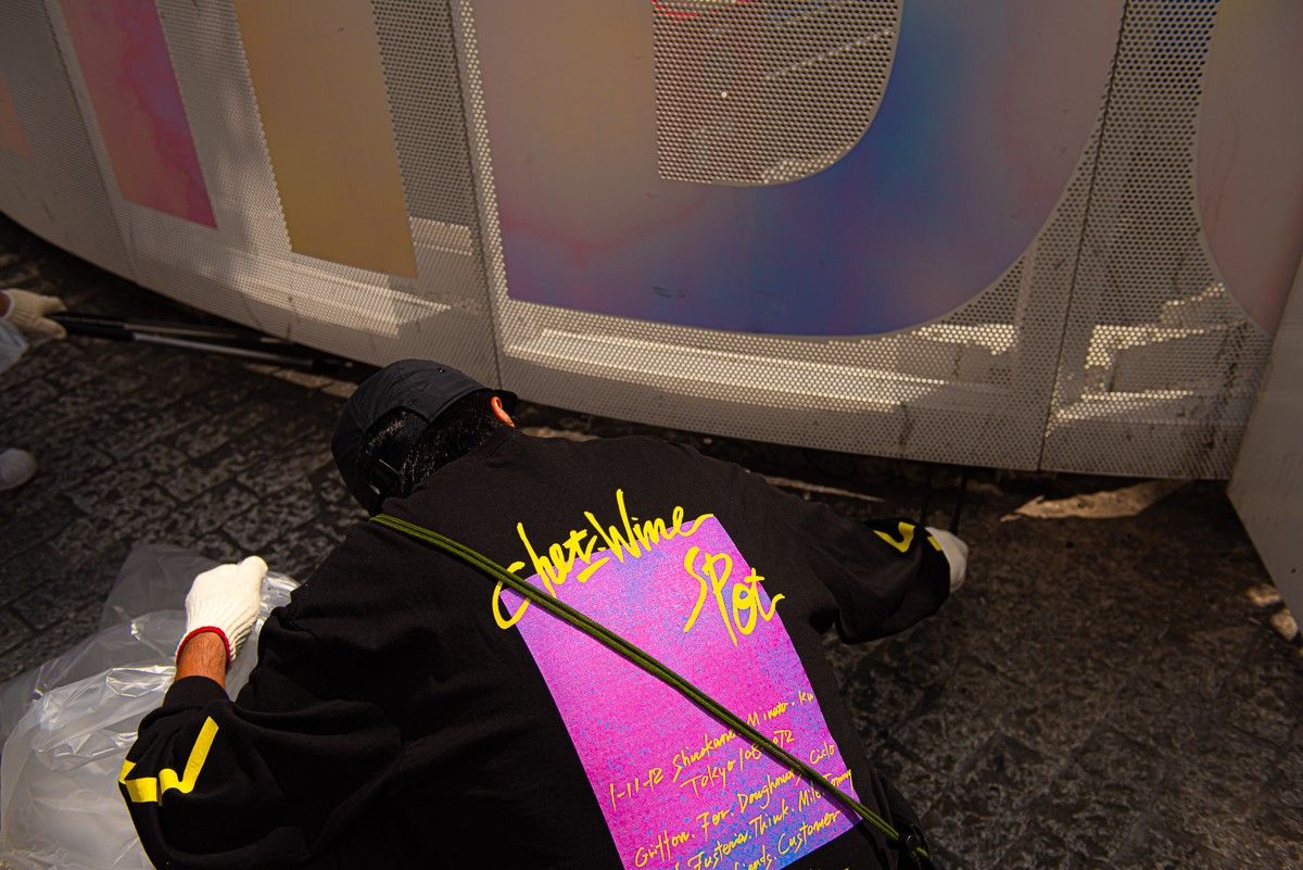 渋谷でごみ拾いをしている様子７