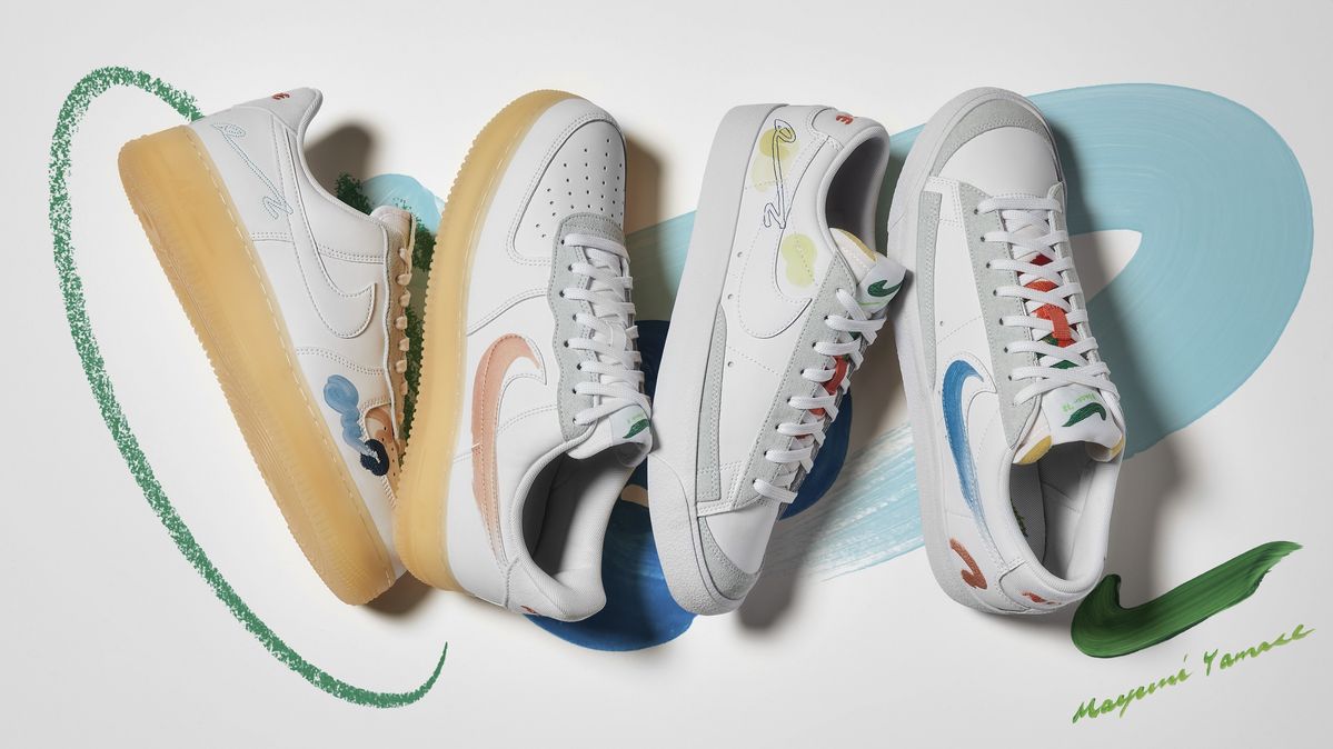 ナイキエアフォース１フライレザーとナイキブレーザーローフライレザー