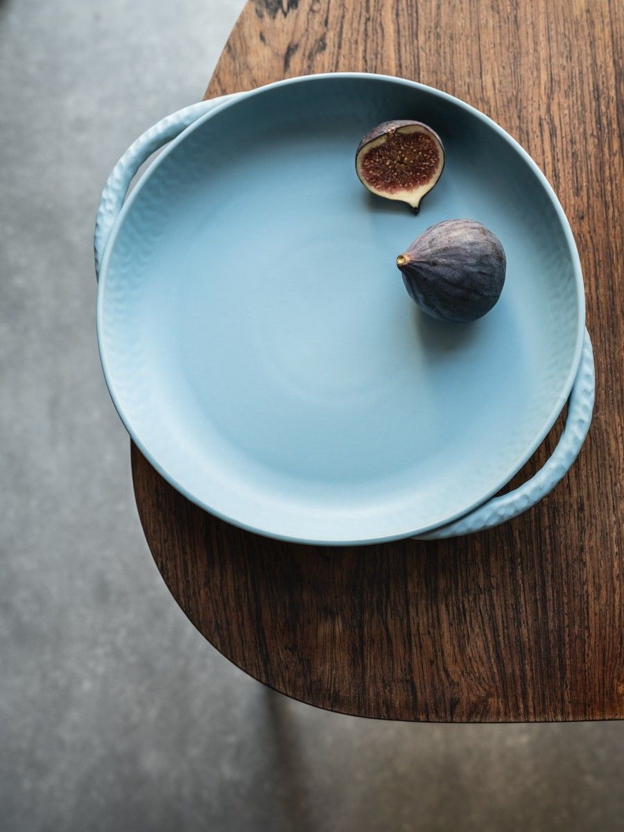 ロカルト サービングプレート ブルー