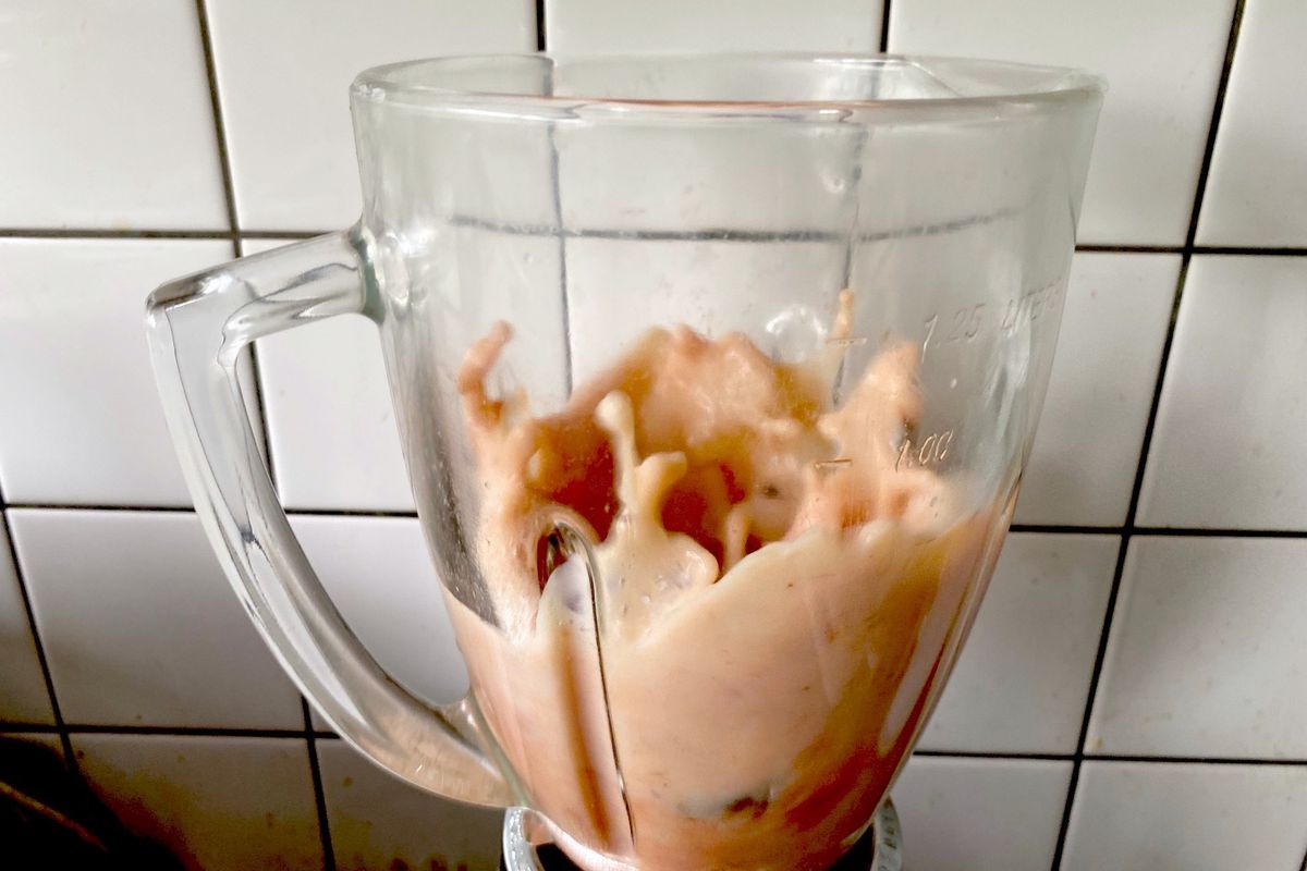 ミキサーでまわす