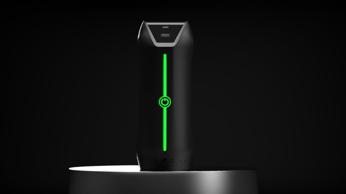 「RE:GEN」で生み出した電力を蓄電する付属バッテリー「Ohm」