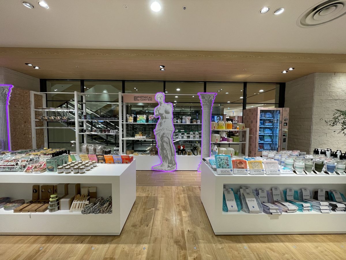 エシカルコンビニの店内