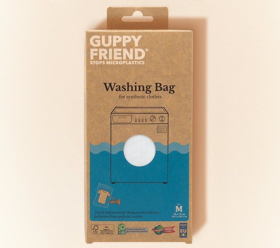 マイクロプラスチックの流出を防ぐ洗濯ネット