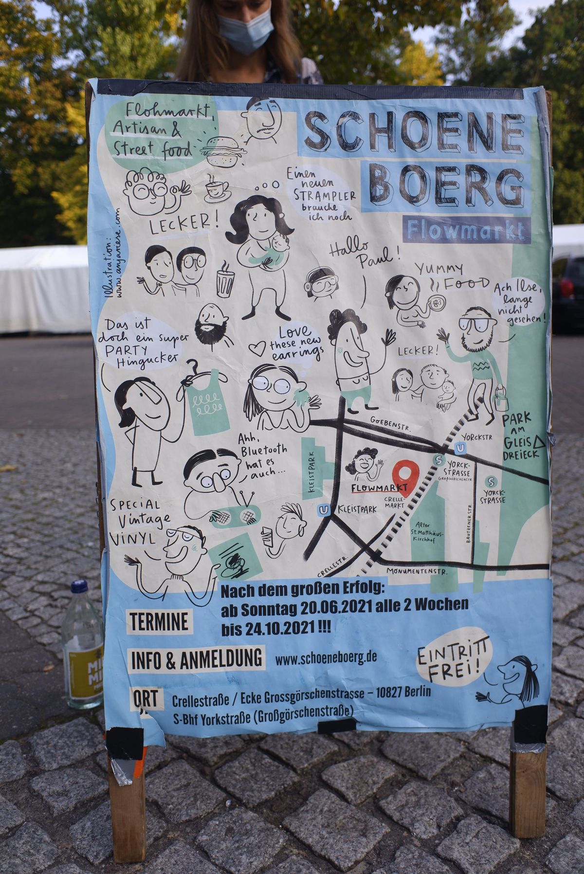 西ベルリンの蚤の市「Schoeneboerg flowmarkt(シェーネベルク・フローマルクト)」