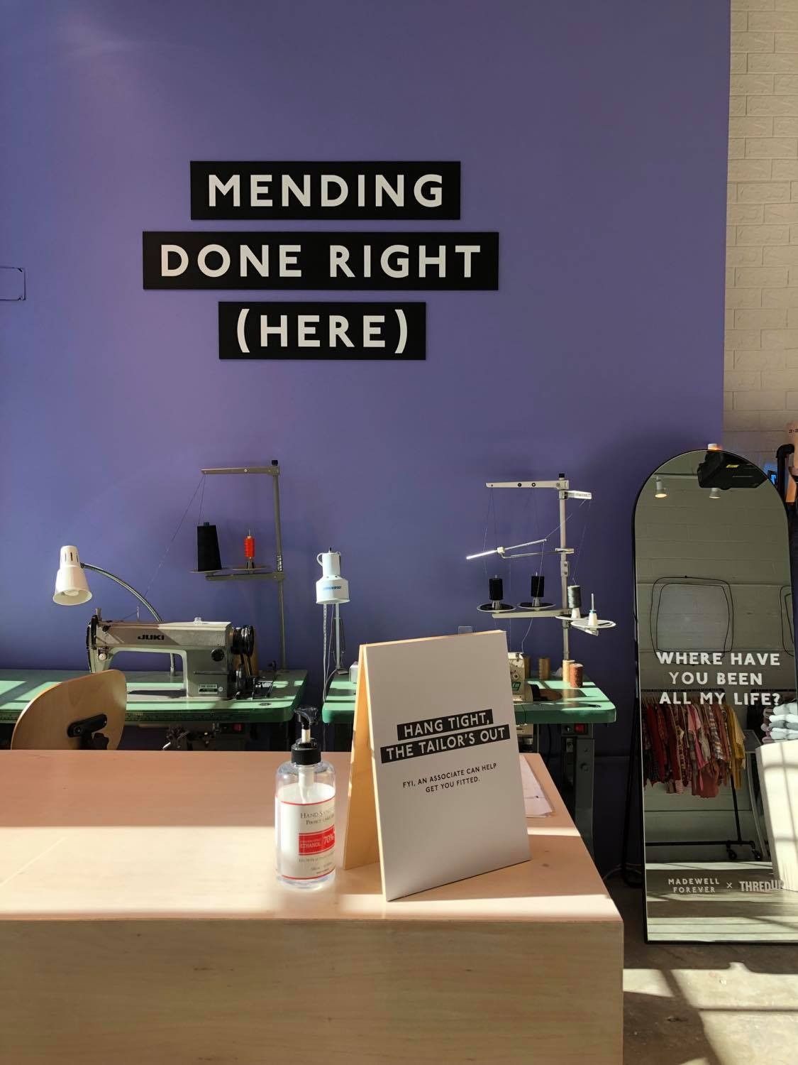 thredUPとMadewellのポップアップストア⑤