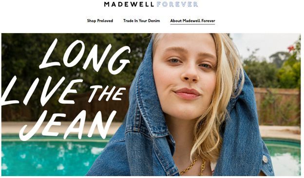 Madewell Foreverのウェブサイト