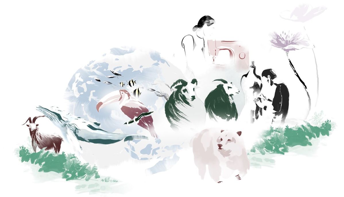 「Fashion ＆ Biodiversity」のキービジュアル