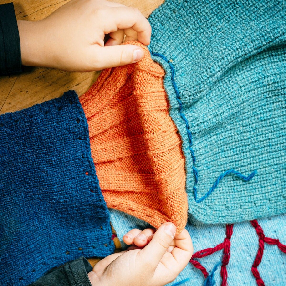 「パズルウェア」で縫った洋服