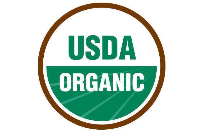 アメリカの「USDAオーガニック認証」のロゴマーク