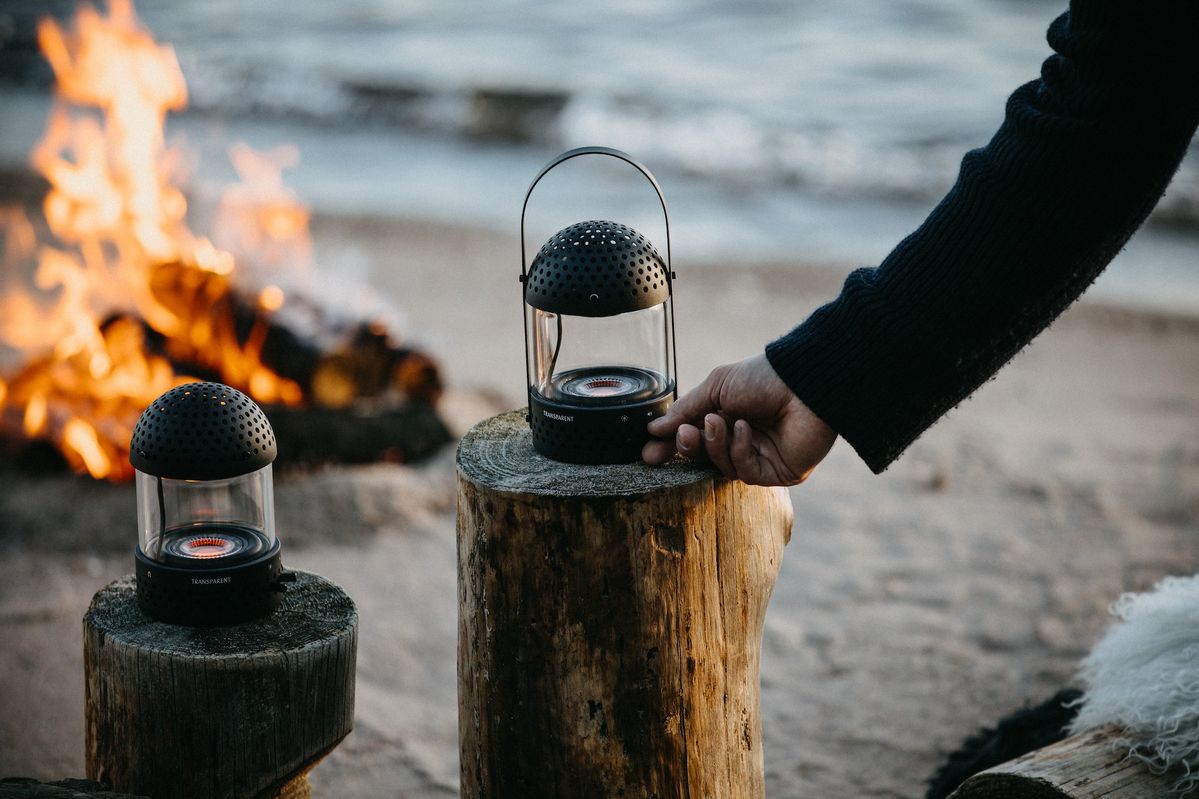 Hands to operate the Light Speaker