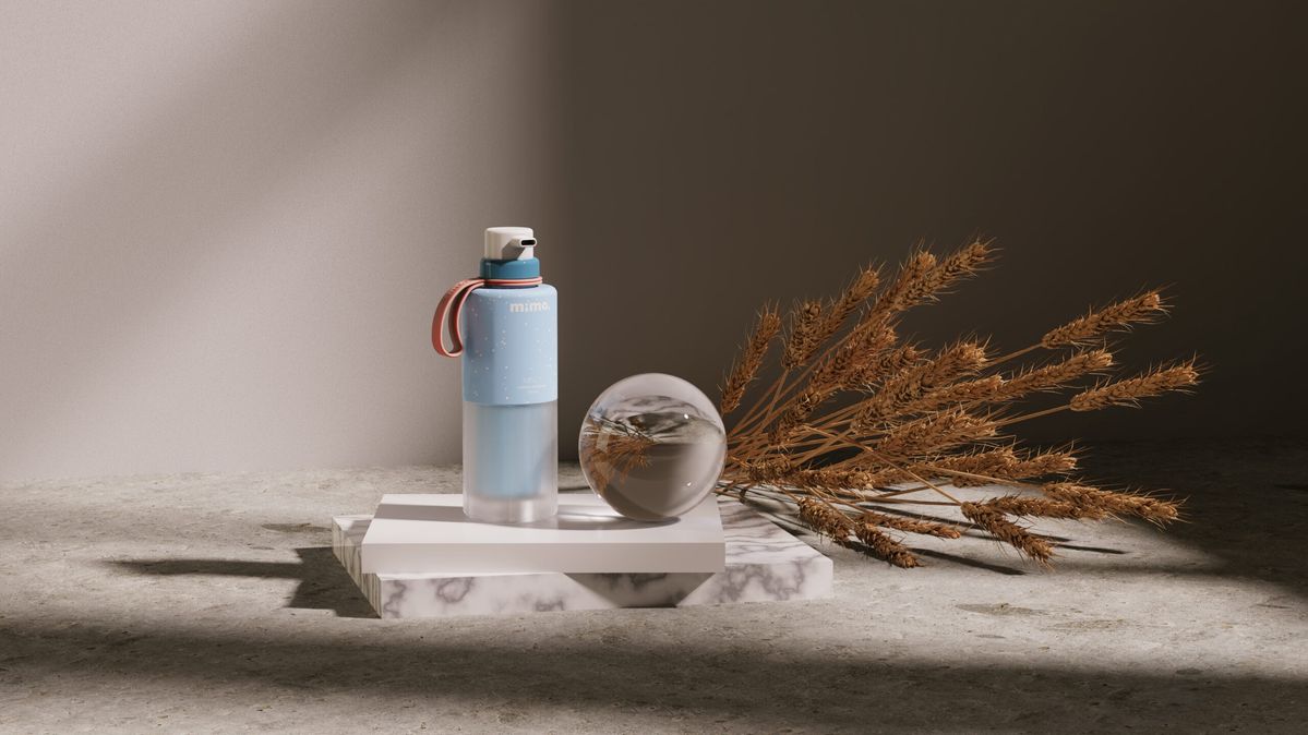 リフィル可能な歯磨き粉チューブ「Mimo」