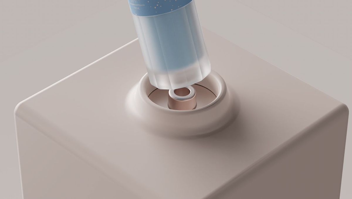 リフィル可能な歯磨き粉チューブ「Mimo」